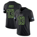 Kdoa S.Seahawks #13 Ernest Jones IV Player Black Impact Limited Home Game Stitched Jerseys