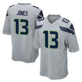 Kdoa S.Seahawks #13 Ernest Jones IV Player Gray Home Game Stitched Jerseys