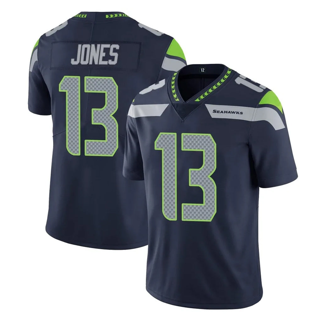 Kdoa S.Seahawks #13 Ernest Jones IV Player Navy Limited Vapor Untouchable Home Game Stitched Jerseys