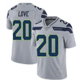 Kdoa S.Seahawks #20 Julian Love Player Gray Limited Vapor Untouchable Home Game Stitched Jerseys