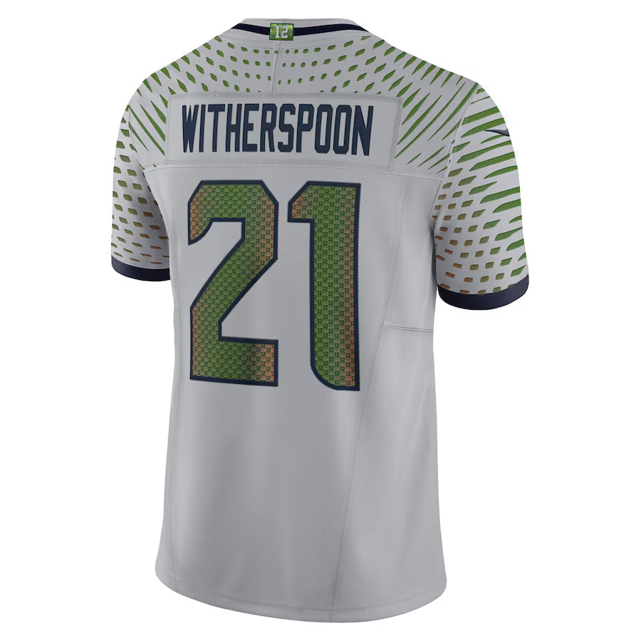 Kdoa S.Seahawks #21 Devon Witherspoon Player Gray Rivalries Collection Limited Stitched Jerseys