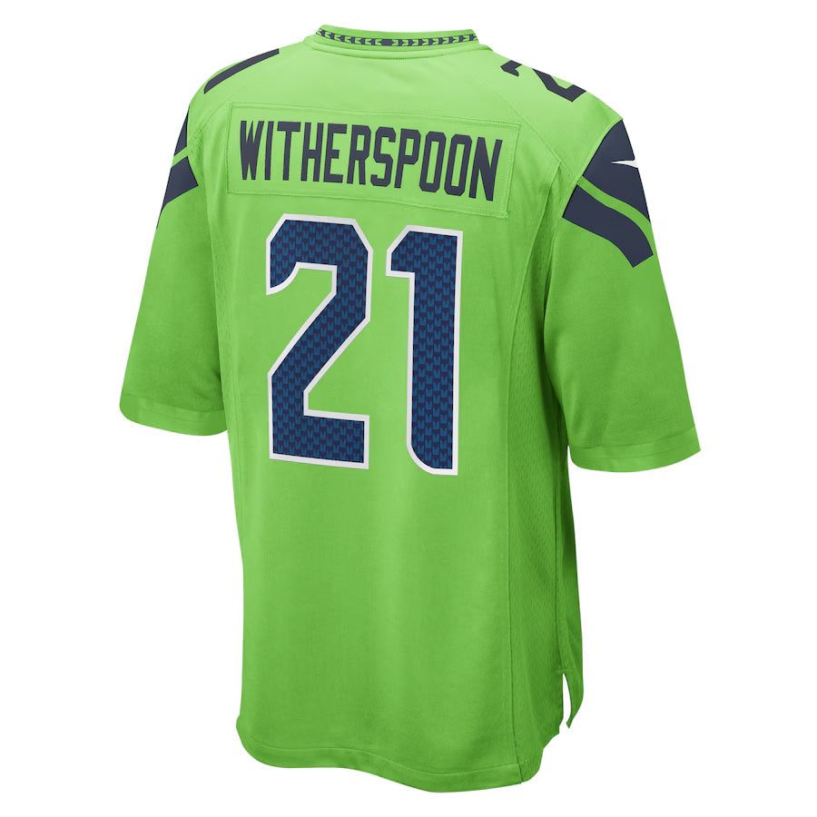 Kdoa S.Seahawks #21 Devon Witherspoon Player Green Home Game Stitched Jerseys