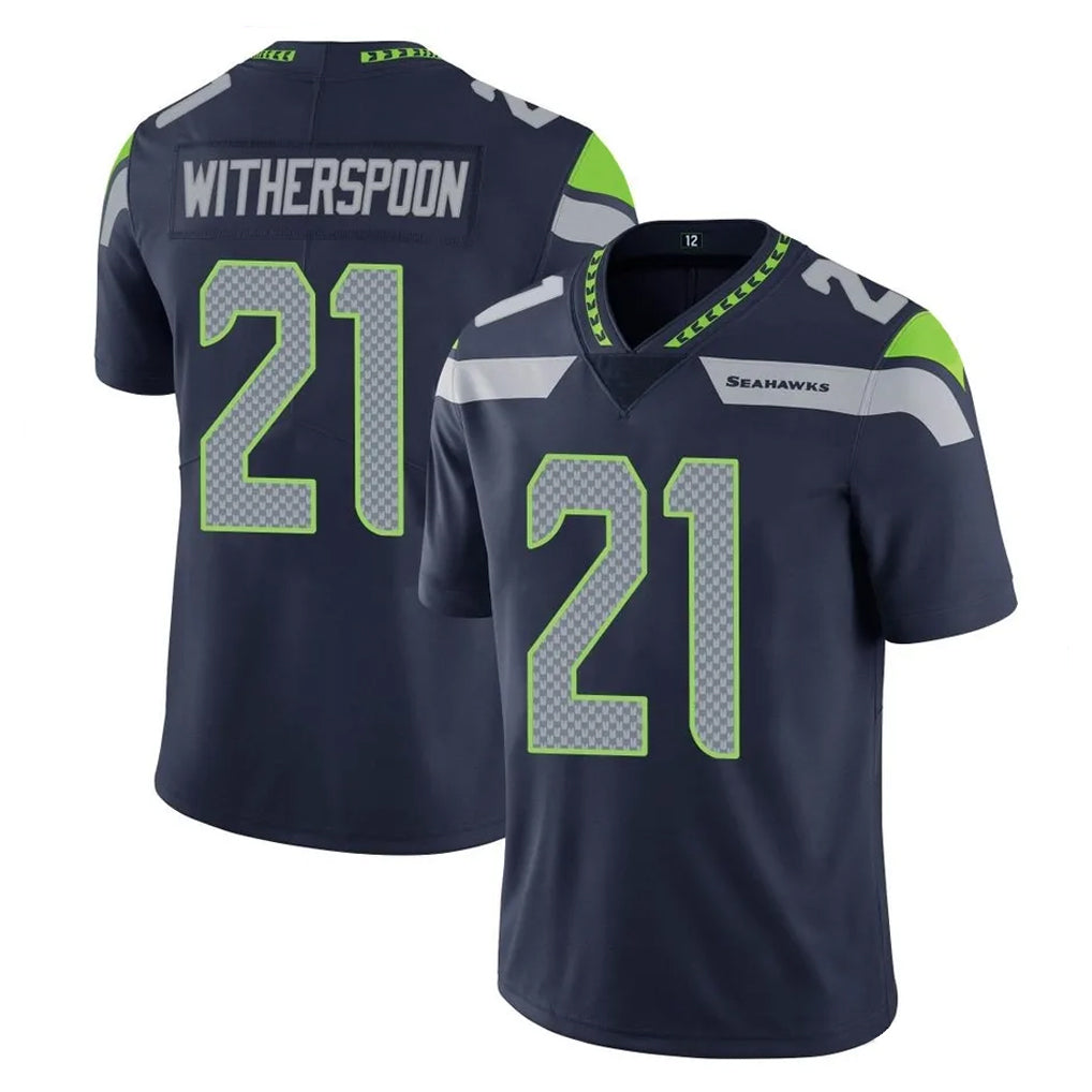 Kdoa S.Seahawks #21 Devon Witherspoon Player Navy Limited Vapor Untouchable Home Game Stitched Jerseys