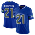 Kdoa S.Seahawks #21 Devon Witherspoon Player Royal Rivalries Vapor Limited Home Game Stitched Jerseys