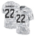 Kdoa S.Seahawks #22 Rashid Shaheed Player Arctic Camo Limited Salute To Service Home Game Stitched Jerseys