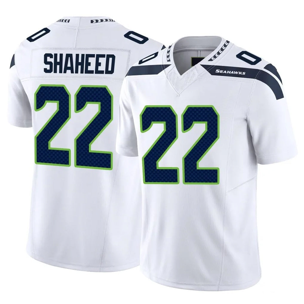 Kdoa S.Seahawks #22 Rashid Shaheed Player White Limited Vapor F.U.S.E. Home Game Stitched Jerseys