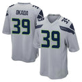 Kdoa S.Seahawks #39 Ty Okada Player Gray Home Game Stitched Jerseys