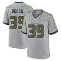 Kdoa S.Seahawks #39 Ty Okada Player Grey 2025 Rivalries Collection Home Game Stitched Jerseys