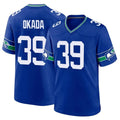 Kdoa S.Seahawks #39 Ty Okada Player Royal Throwback Home Game Stitched Jerseys