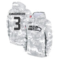 Kdoa S.Seahawks #3 Nick Emmanwori Player Arctic Camo Limited Salute to Service Pullover Hoodies Game Stitched Jerseys