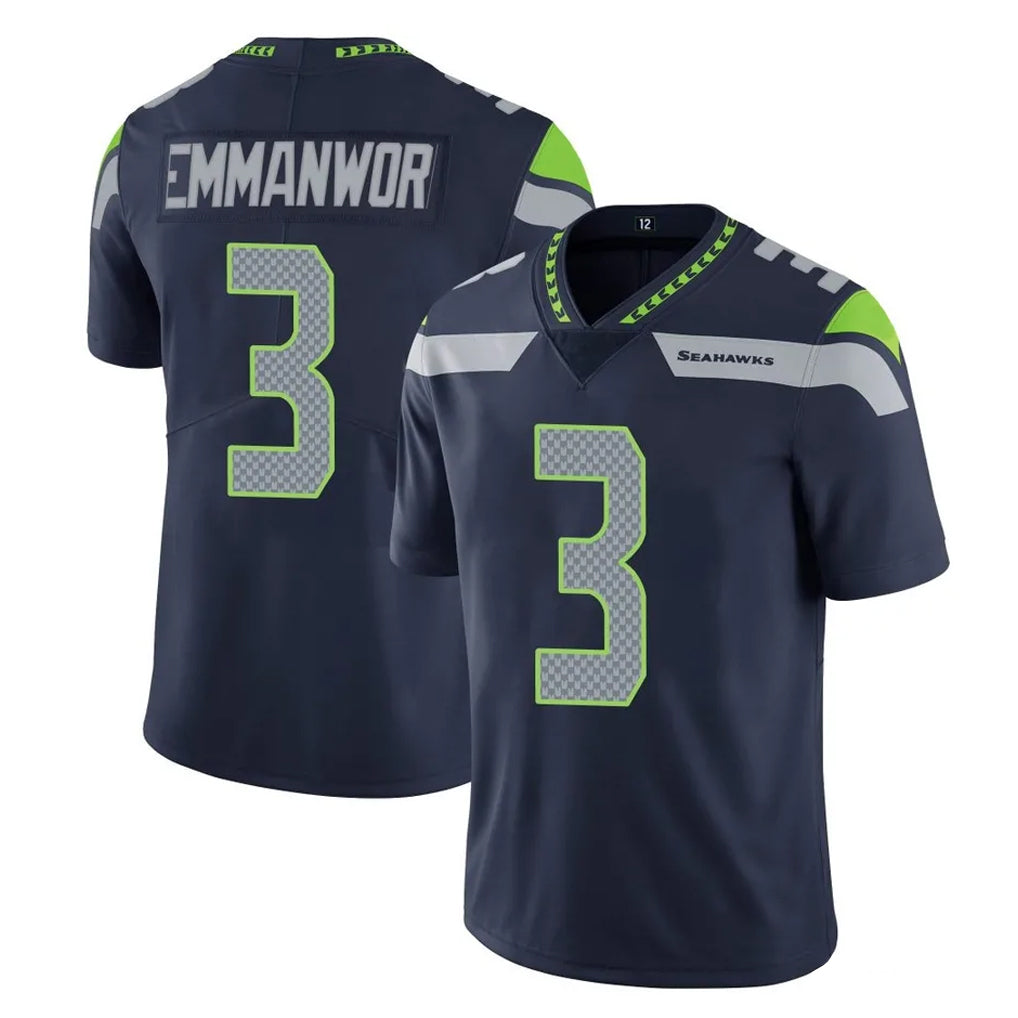 Kdoa S.Seahawks #3 Nick Emmanwori Player Navy Limited Vapor Untouchable Home Game Stitched Jerseys