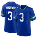 Kdoa S.Seahawks #3 Nick Emmanwori Player Royal Game Stitched Jerseys