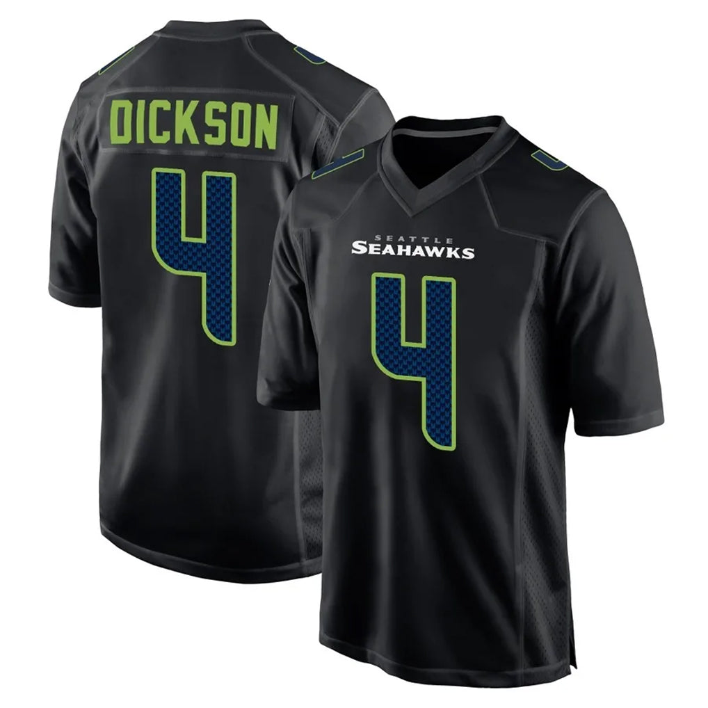 Kdoa S.Seahawks #4 Michael Dickson Player Black Limited Fashion Home Game Stitched Jerseys