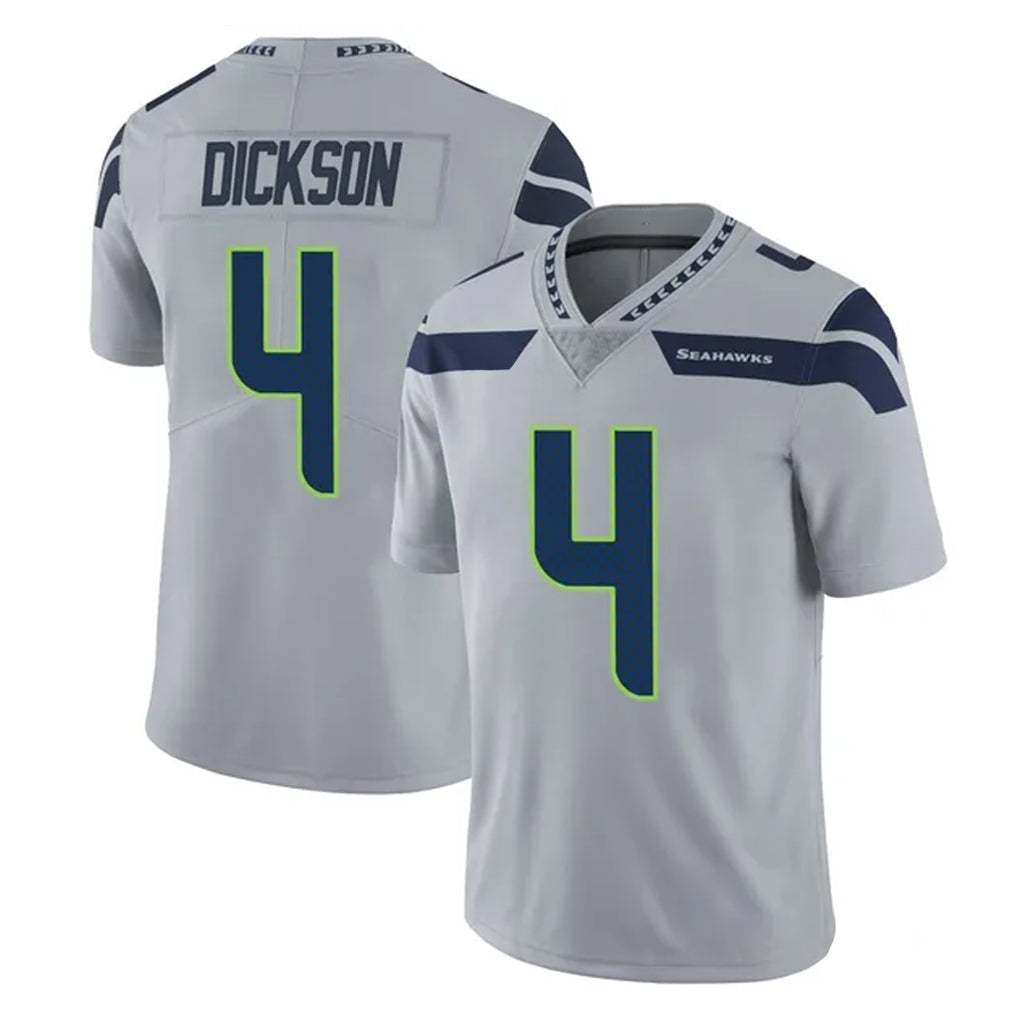 Kdoa S.Seahawks #4 Michael Dickson Player Gray Limited Vapor Untouchable Home Game Stitched Jerseys
