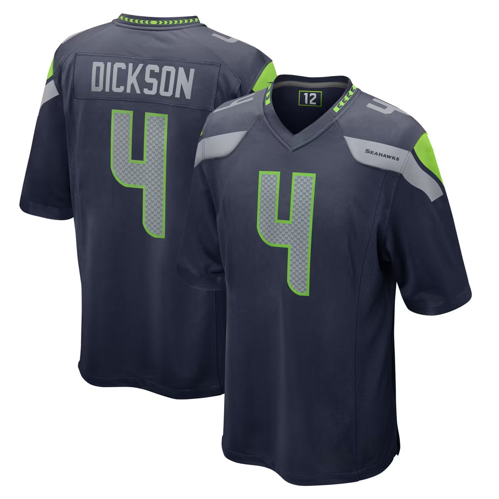 Kdoa S.Seahawks #4 Michael Dickson Player Navy Home Game Stitched Jerseys