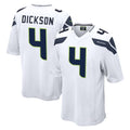 Kdoa S.Seahawks #4 Michael Dickson Player White Home Game Stitched Jerseys