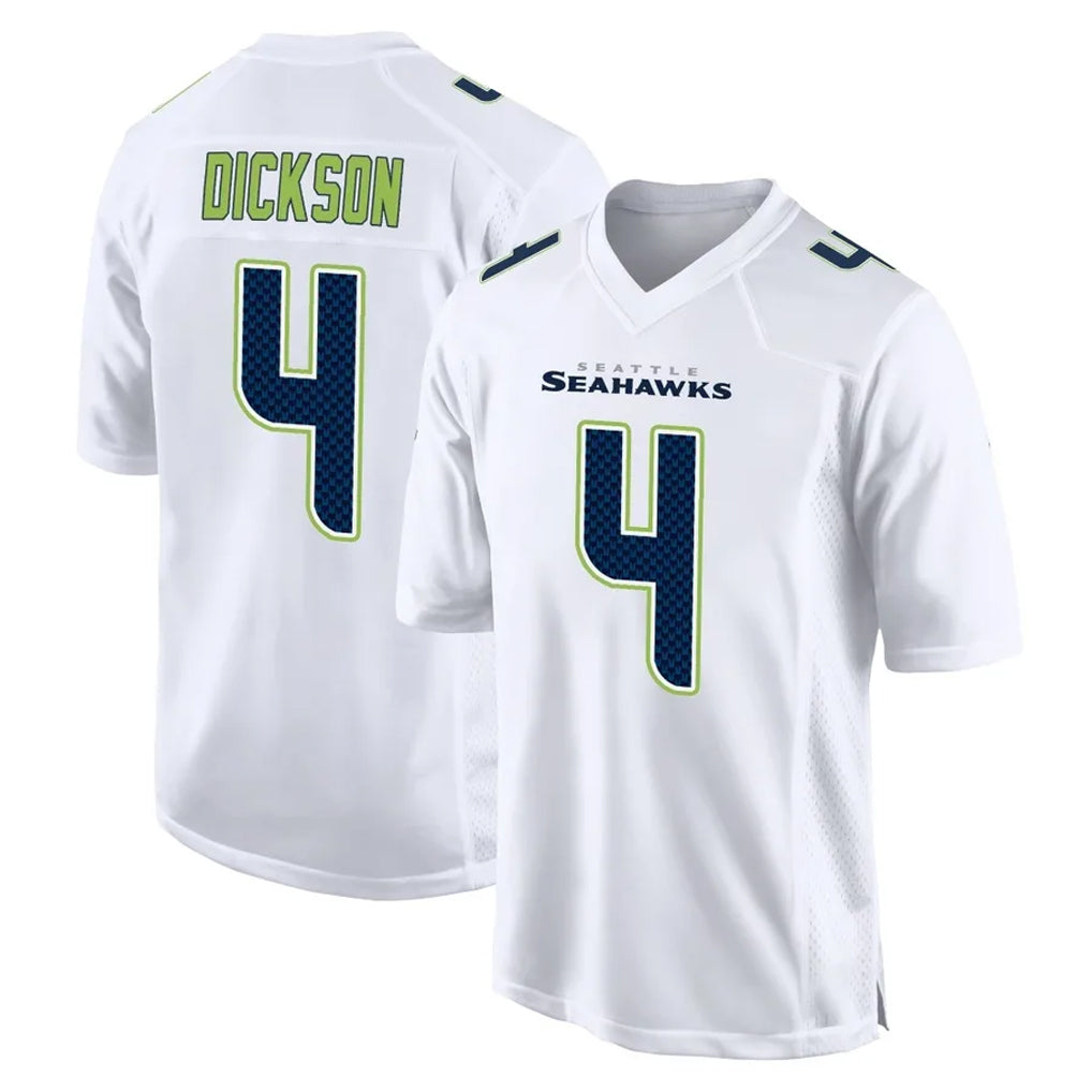 Kdoa S.Seahawks #4 Michael Dickson Player White Tundra Fashion Home Game Stitched Jerseys