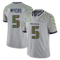 Kdoa S.Seahawks #5 Jason Myers Player Grey Limited 2025 Rivalries Collection Home Game Stitched Jerseys