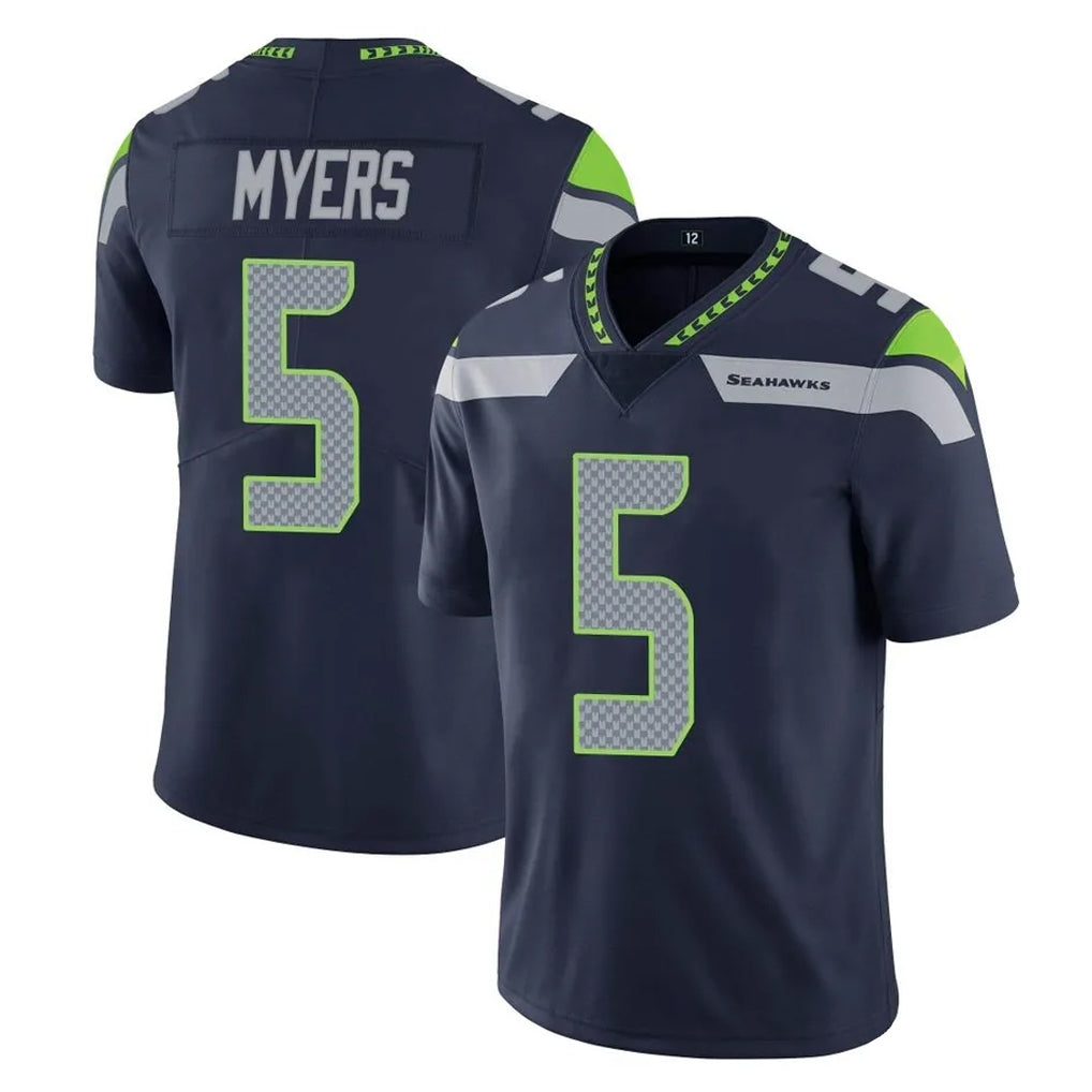 Kdoa S.Seahawks #5 Jason Myers Player Navy Limited Vapor Untouchable Home Game Stitched Jerseys