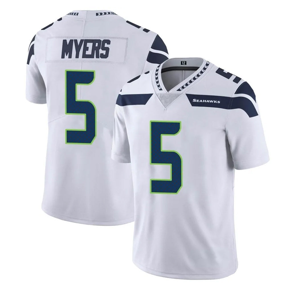 Kdoa S.Seahawks #5 Jason Myers Player White Limited Vapor Untouchable Home Game Stitched Jerseys