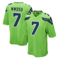 Kdoa S.Seahawks #7 Uchenna Nwosu Player Green Home Game Stitched Jerseys