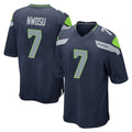 Kdoa S.Seahawks #7 Uchenna Nwosu Player Navy Home Game Stitched Jerseys