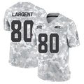 Kdoa S.Seahawks #80 Steve Largent Player Arctic Camo Salute to Service Limited Stitched Jerseys