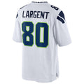 Kdoa S.Seahawks #80 Steve Largent Player White Home Game Stitched Jerseys