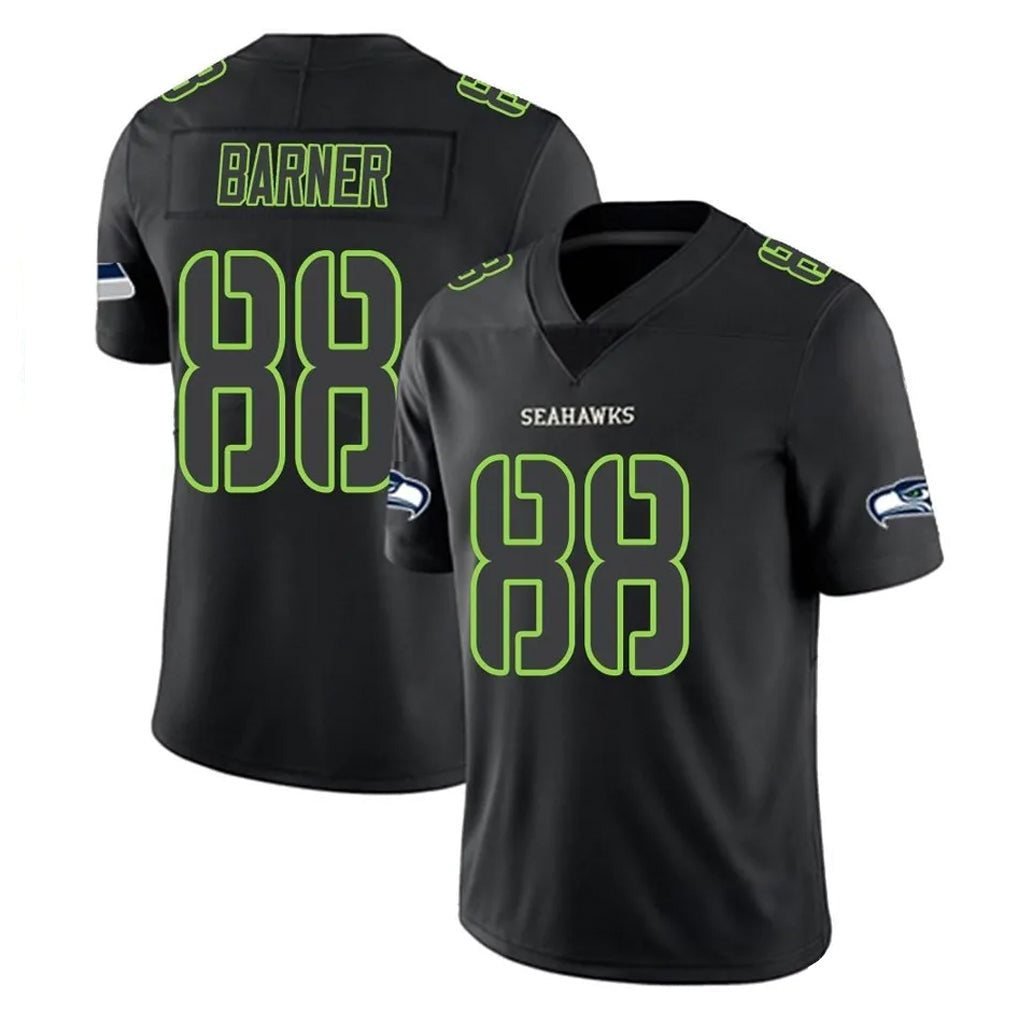 Kdoa S.Seahawks #88 AJ Barner Player Black Impact Limited Home Game Stitched Jerseys
