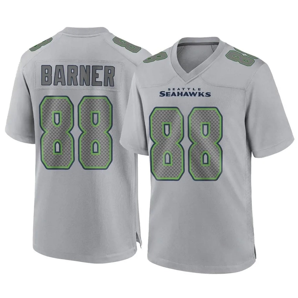 Kdoa S.Seahawks #88 AJ Barner Player Gray Atmosphere Fashion Home Game Stitched Jerseys