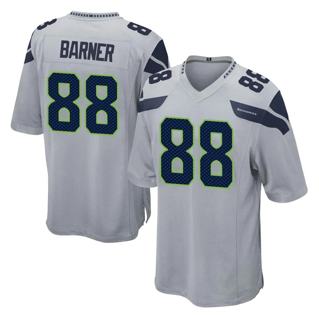 Kdoa S.Seahawks #88 AJ Barner Player Gray Home Game Stitched Jerseys