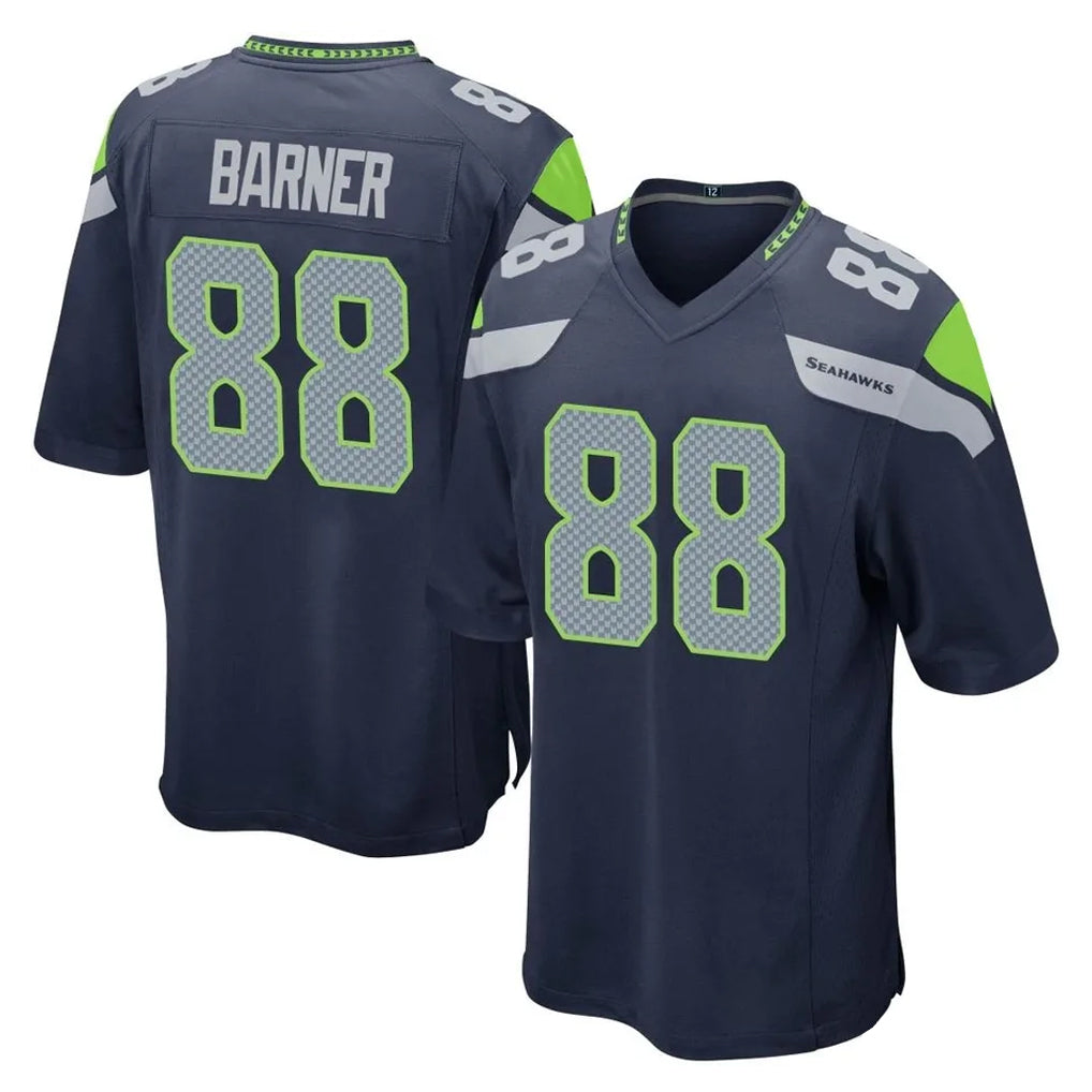 Kdoa S.Seahawks #88 AJ Barner Player Navy Home Game Stitched Jerseys