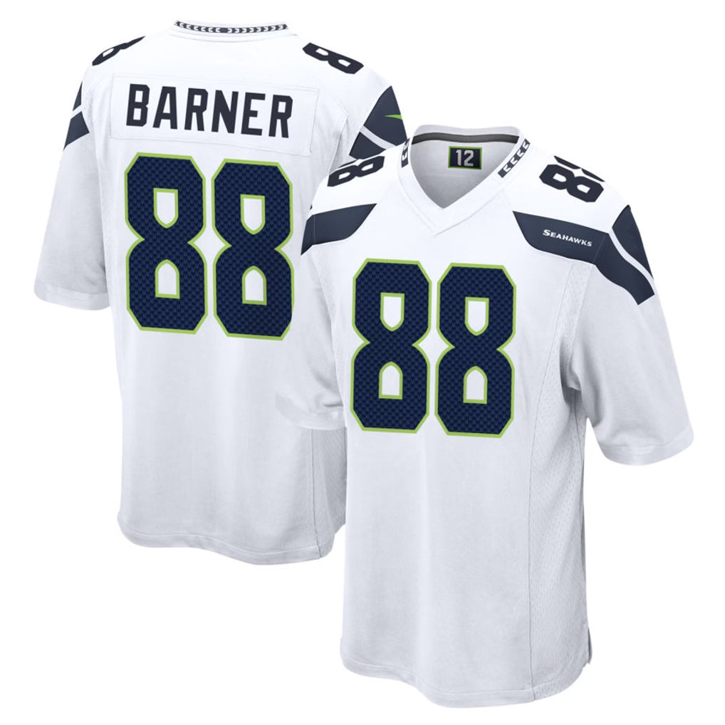 Kdoa S.Seahawks #88 AJ Barner Player White Home Game Stitched Jerseys