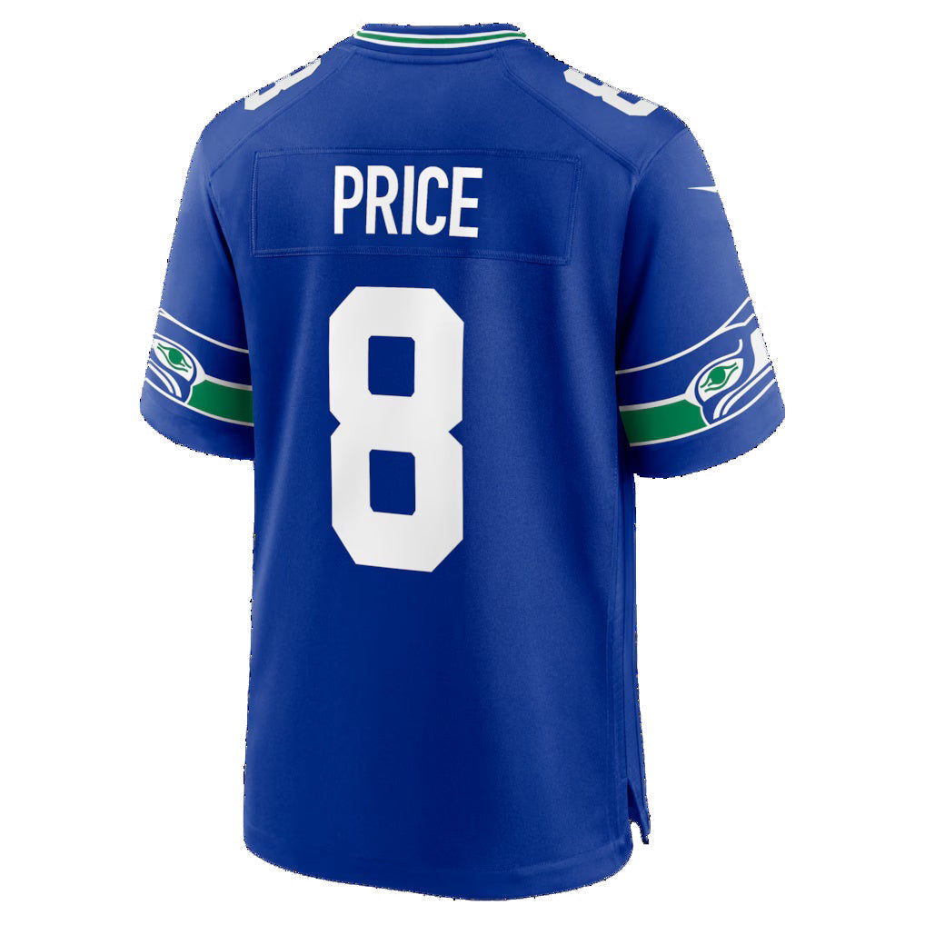 Kdoa S.Seahawks #8 Jadarian Price Royal Alternate Game Stitched Jerseys