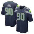 Kdoa S.Seahawks #90 Jarran Reed Player Navy Home Game Stitched Jerseys