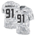 Kdoa S.Seahawks #91 Byron Murphy II Player Arctic Camo Limited Salute To Service Home Game Stitched Jerseys