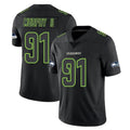 Kdoa S.Seahawks #91 Byron Murphy II Player Black Impact Limited Home Game Stitched Jerseys