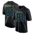 Kdoa S.Seahawks #91 Byron Murphy II Player Black Limited Fashion Home Game Stitched Jerseys