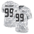 Kdoa S.Seahawks #99 Leonard Williams Player Arctic Camo Limited Salute To Service Home Game Stitched Jerseys