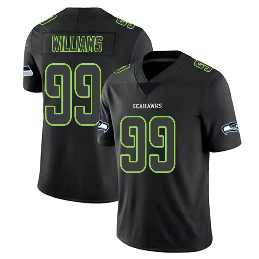 Kdoa S.Seahawks #99 Leonard Williams Player Black Impact Limited Home Game Stitched Jerseys