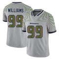 Kdoa S.Seahawks #99 Leonard Williams Player Grey Limited 2025 Rivalries Collection Home Game Stitched Jerseys