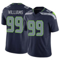 Kdoa S.Seahawks #99 Leonard Williams Player Navy Limited Vapor F.U.S.E. Home Game Stitched Jerseys