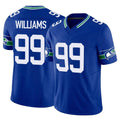 Kdoa S.Seahawks #99 Leonard Williams Player Royal Limited Throwback Vapor F.U.S.E. Home Game Stitched Jerseys