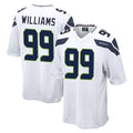 Kdoa S.Seahawks #99 Leonard Williams Player White Home Game Stitched Jerseys