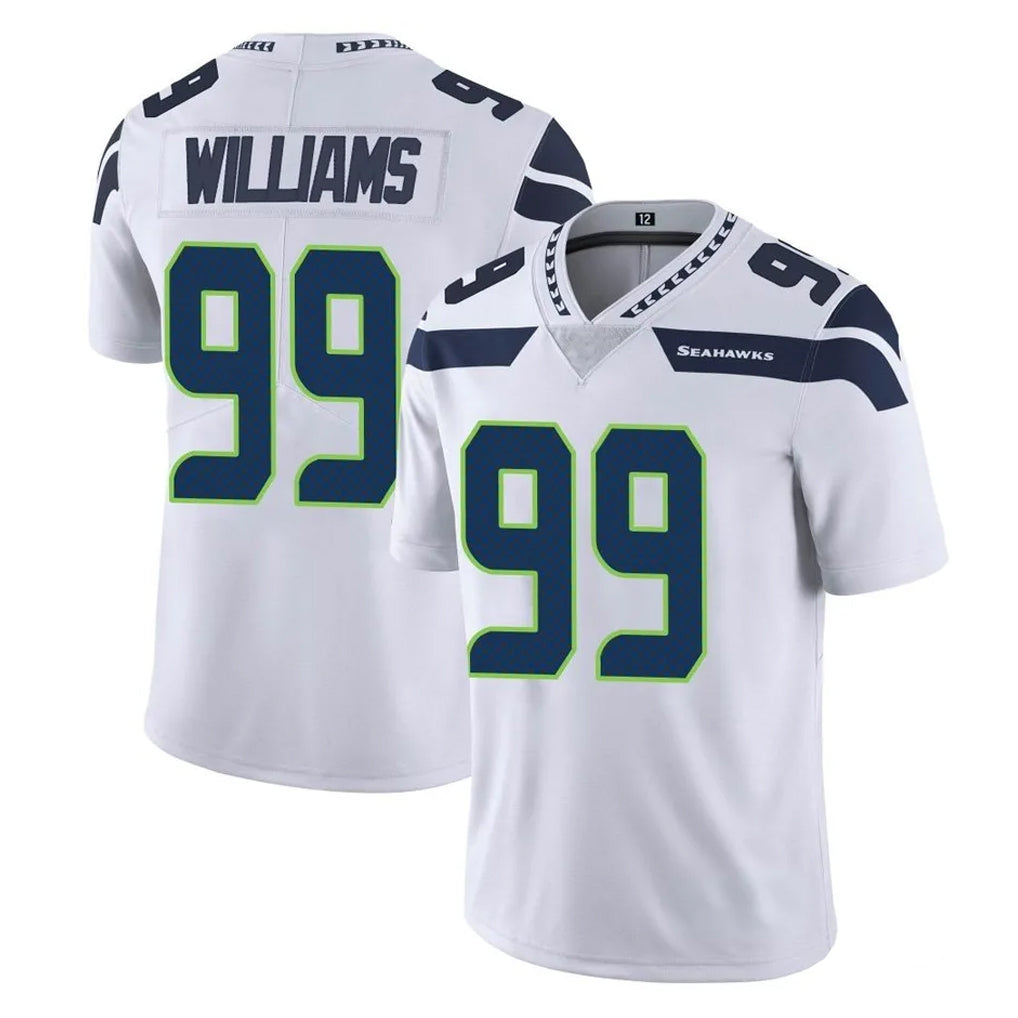 Kdoa S.Seahawks #99 Leonard Williams Player White Limited Vapor Untouchable Home Game Stitched Jerseys