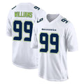 Kdoa S.Seahawks #99 Leonard Williams Player White Tundra Fashion Home Game Stitched Jerseys