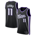Kdoa S.kings #11 Domantas Sabonis Black Swingman Player Jerseys - Icon Edition
