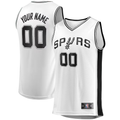 Kdoa SA.Spurs Fanatics White Fast Break Custom Replica Jerseys - Association Edition