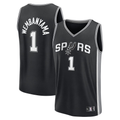 Kdoa SA.Spurs #1 Victor Wembanyama Black Swingman Jerseys - Icon Edition