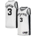 Kdoa SA.Spurs #3 Keldon Johnson White Swingman Jerseys - Association Edition